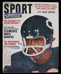 1966 Gale Sayers Chicago Bears Sport Magazine 