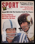 1965 Johnny Unitas & Tommy Mason Sport Magazine 
