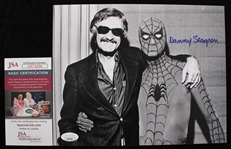 1943-2025 Danny Seagren TVs Original Spiderman Signed 8"x10" Photo *JSA* 