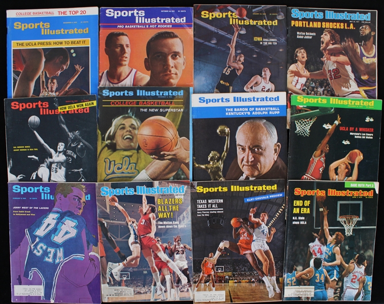 1960s-80s Sports Illustrated Magazines (Lot of 18)