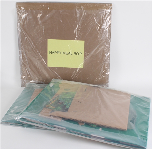 2000 McDonalds Happy Meal Toys & Tarzan CVS Laneco Video Sealed Displays (Lot of 3)
