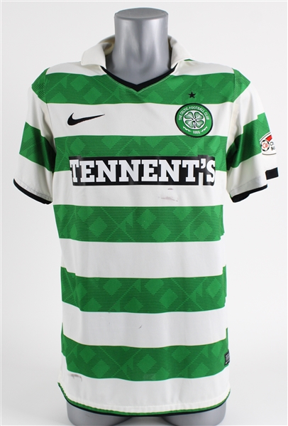 2007 Paul McGowan Celtic Match Worn Jersey (MEARS LOA)