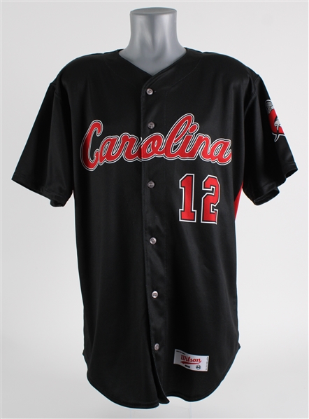 2022 Carlos Rodriguez Caroline Mudcats Blackout Jersey 