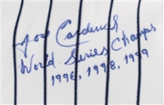 1999 Jose Cardenal New York Yankees Game Worn Signed First Spring Training Home Pinstripe Jersey (Steiner/JSA)
