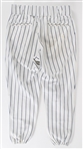 1989 Don Slaught New York Yankees Game Worn Home Pants (Steiner) 
