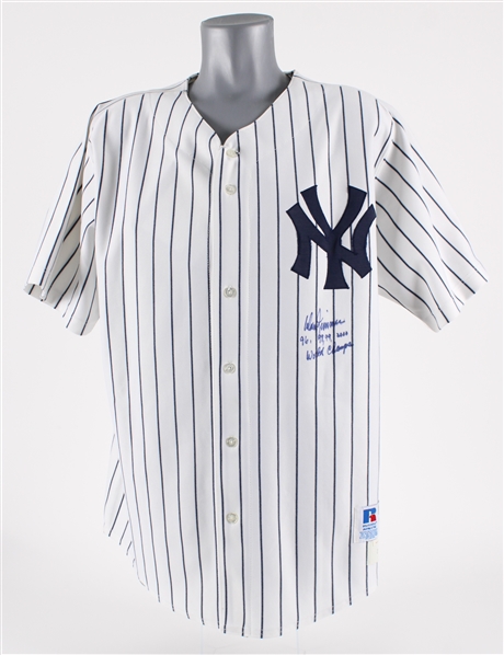 1999 Don Zimmer New York Yankees Game Worn Signed First Spring Training Home Pinstripe Jersey (Steiner)*JSA* 