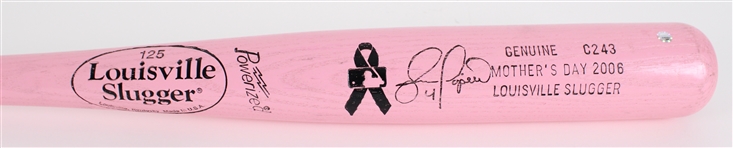 2006 Jose Lopez Signed Mother's Day Louisville Slugger Professional Model Bat (MLB Hologram/JSA) MEARS LOA