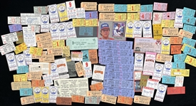 1960s-90s Baseball Ticket Stubs (Lot of 115)