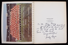 1969 Woody Hayes Ohio State University Hot Line to Victory Signed Book (JSA)