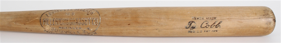 1921-28 circa Ty Cobb Detroit Tigers / Philadelphia Athletics Louisville Slugger Professional Model Bat (MEARS A7)