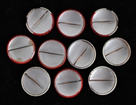 1964 Beatles 1 Pinback Buttons (Lot of 10)