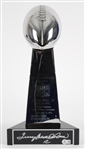 1975 Terry Bradshaw Super Bowl IX Signed 16.5 Vince Lombardi Trophy (Beckett) 