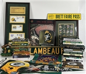 1930s-2020s Green Bay Packers Collection w/ Signed Bart Starr Envelope (Lot of 40+)(JSA)