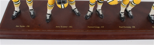1966 Green Bay Packers 6x28 Danbury Mint Figurine Set 
