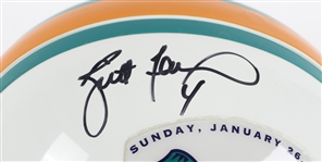 1997 Reggie White & Brett Favre Signed Super Bowl XXXI New Orleans Helmet (JSA) 