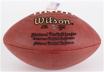 1960s-90s Reggie White & Willie Davis Signed Football (JSA) 