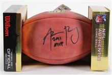 2011 Aaron Rodgers Green Bay Packers Signed Football (JSA)