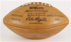 1965 Green Bay Packers Stamped Football 