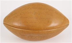 1965 Green Bay Packers Stamped Football 