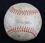 1970 Jose Tartabull, Don Young & more Team Signed Iowa Oaks Baseball (JSA)
