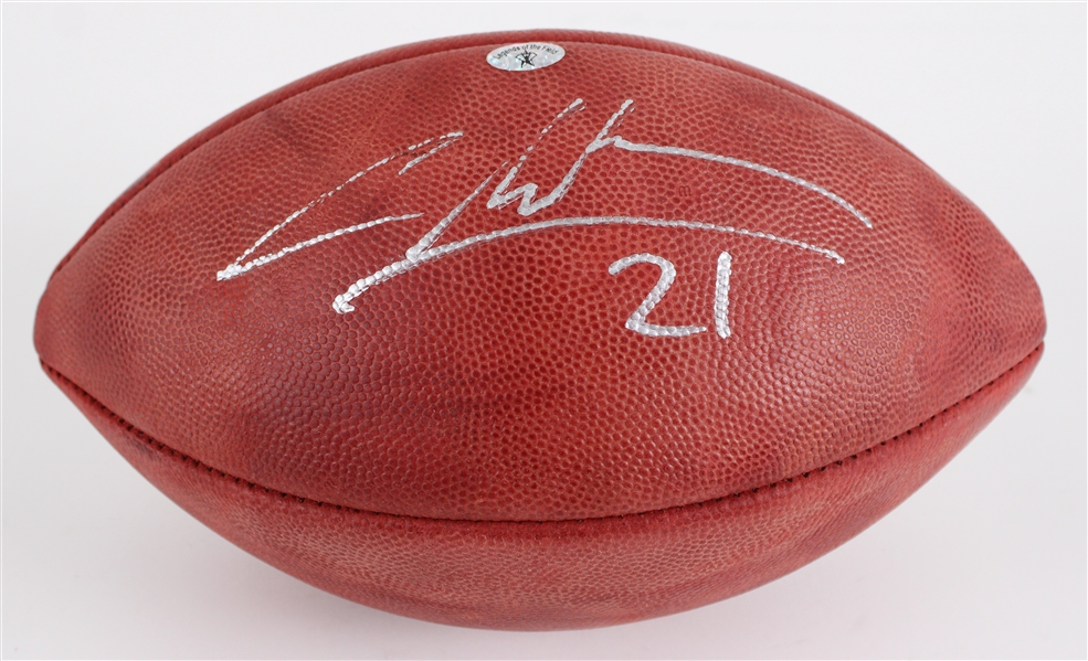 2011 Charles Woodson Green Bay Packers Signed Super Bowl XLV Football (JSA) 