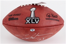 2011 Charles Woodson Green Bay Packers Signed Super Bowl XLV Football (JSA) 