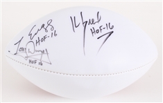 2016 Brett Favre, Kevin Greene & more Multi Signed HOF Canton Ohio Football (JSA)