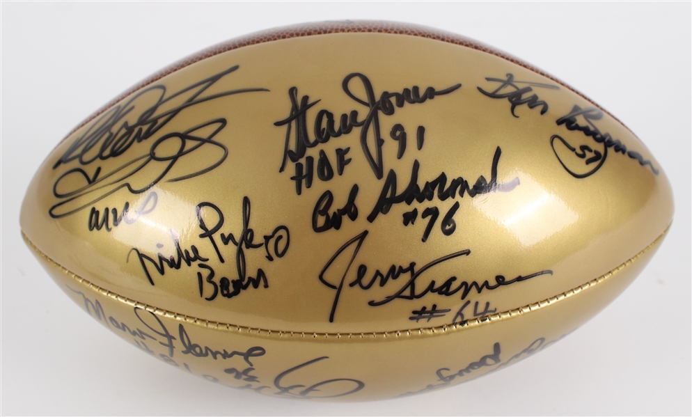 1960s Jerry Kramer, Dan Currie Green Bay Packers & more Multi Signed Football (JSA)