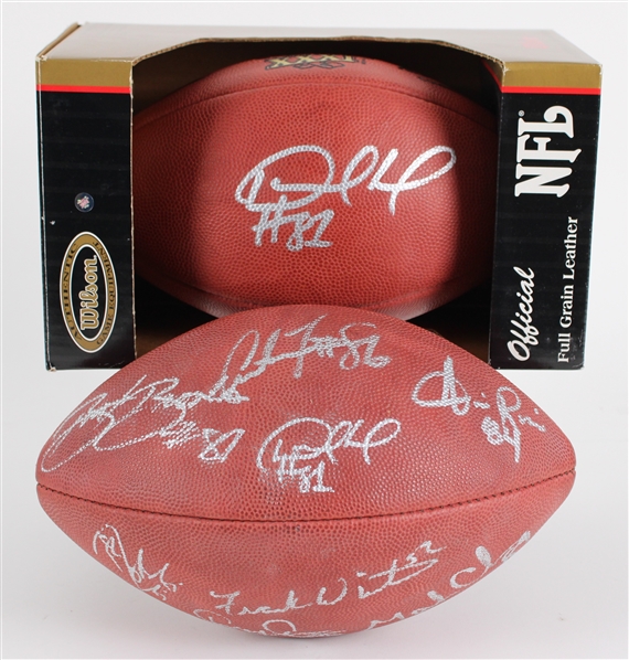 1997 Antonio Freeman, Desmond Howard & more Green Bay Packers Signed Footballs (Lot of 2)(JSA)