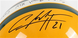 2011 Charles Woodson Green Bay Packers Signed Super Bowl XLV Helmet w/ Inscription (JSA) 
