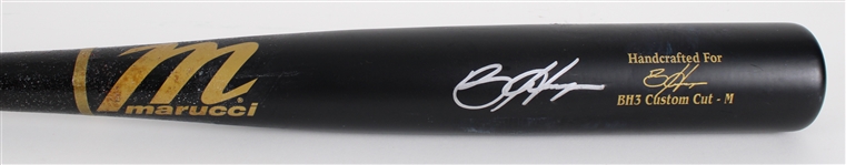 ***LIVE MONDAY*** 2026 Bryce Harper Philadelphia Phillies Signed Marucci Professional Model Bat (JSA)