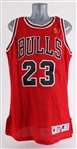 1996-1997 Michael Jordan Chicago Bulls Champion Pro Cut Jersey 