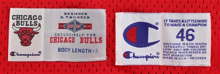 1996-1997 Michael Jordan Chicago Bulls Champion Pro Cut Jersey 