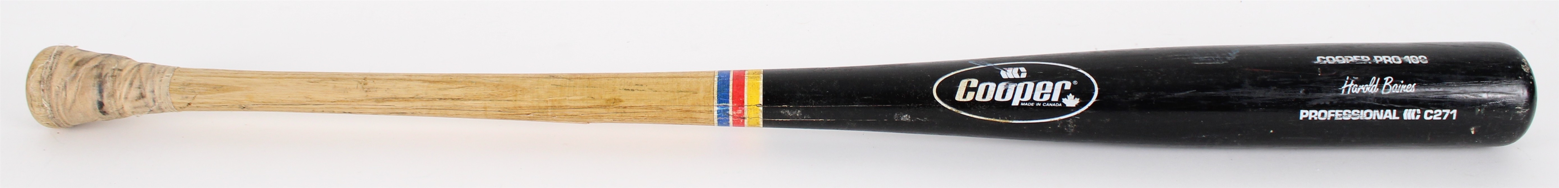 1997 Harold Baines Baltimore Orioles Cooper Professional Model Game Used Bat (MEARS LOA)