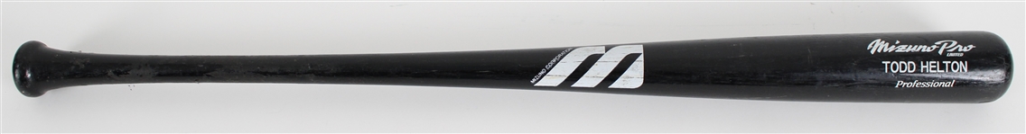 2002-03 Todd Helton Mizuno Professional Model Bat (PSA/DNA)