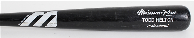 2002-03 Todd Helton Mizuno Professional Model Bat (PSA/DNA)