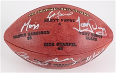 2016 Brett Favre, Tony Dungy & more Signed HOF Football (JSA)