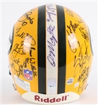 1997 Mark Chmura, Brett Favre Green Bay Packers & more Multi Signed Helmet (JSA)