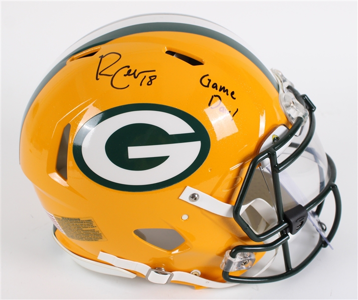 2011-18 Randall Cobb Green Bay Packers Signed Helmet (JSA) 