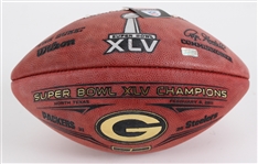 2011 Aaron Rodgers Green Bay Packers Signed Super Bowl XLV Football (JSA) 