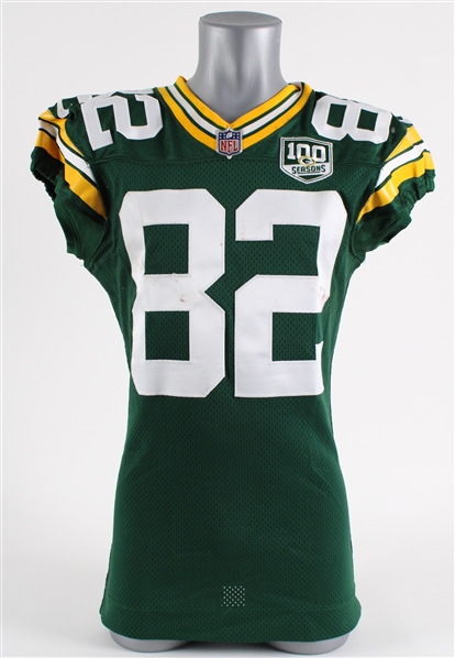 2018 JMon Moore Green Bay Packers Jersey w/ 100 Seasons Patch 