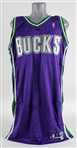 2003-04 Milwaukee Bucks Blank Away Jersey (MEARS LOA)
