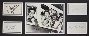 1955-56 The Honeymooners 18 Statues w/ Jackie Gleason & Cast Signed Cuts (Heritage COA)