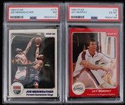 1984 Joe Meriweather & Jay Murphy Star PSA Slabbed Trading Cards (Lot of 2)