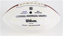 2011 Donald Driver, Charles Woodson & more Green Bay Packers Team Signed Super Bowl XLV Football (PSA/DNA)