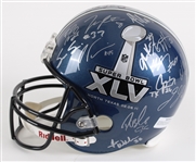 2011 Nick Collins, Charles Woodson & more Green Bay Packers Super Bowl XLV Multi Signed Helmet (JSA) 