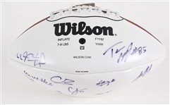 2000s Aaron Rodgers, Chris White & more Green Bay Packers Multi Signed Football (JSA) 